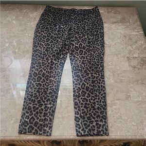 CAbi JUNGLE LEOPARD TROUSER PANTS